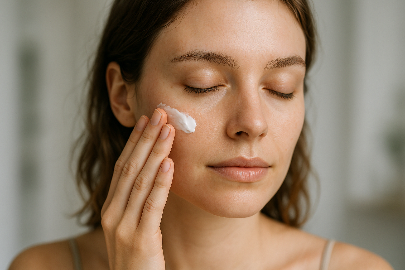 Viso dall’aspetto più fresco e luminoso con luce naturale morbida